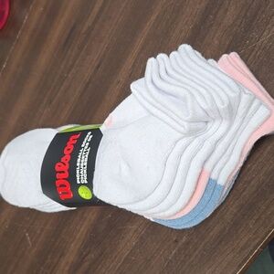 Wilson 6 Pack of Women's Pickleball Quarter Socks